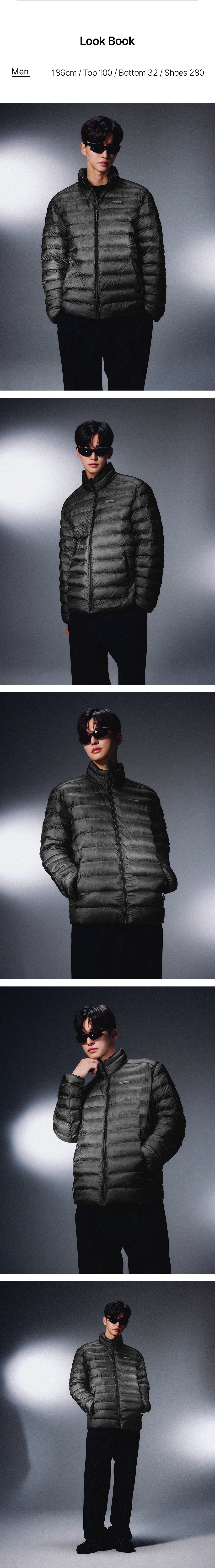 남성 올버트 구스다운 경량패딩