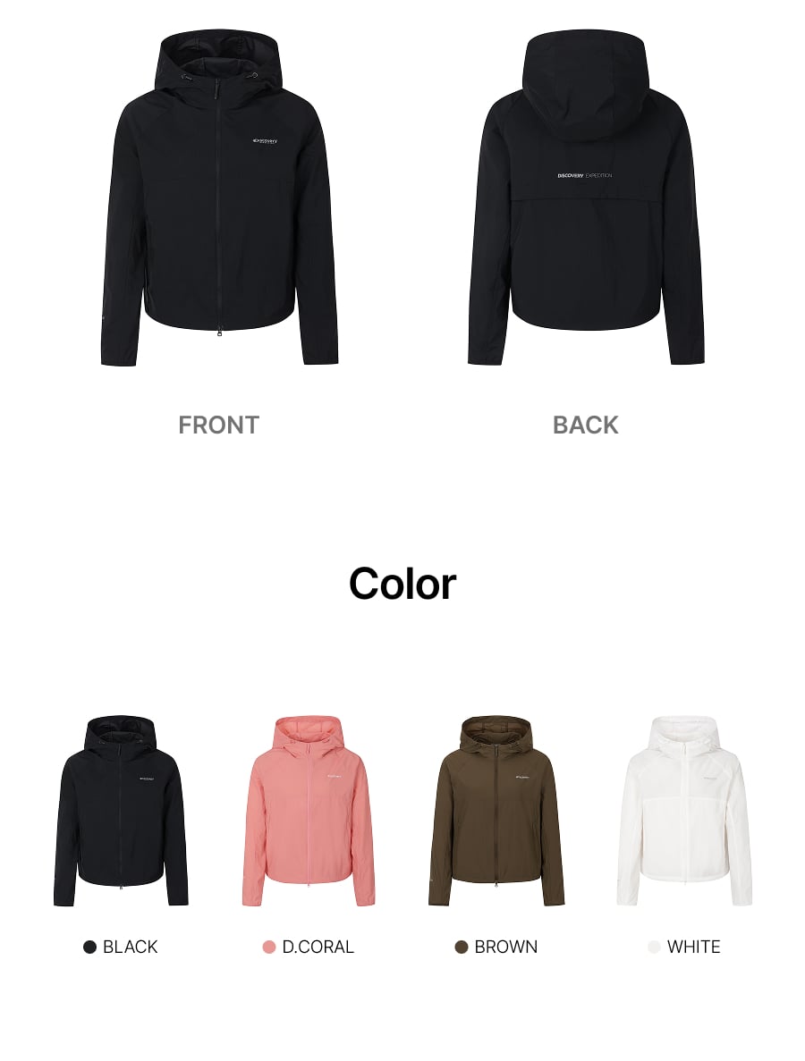 WOMEN PERTEX RUNNING WINDBREAKER #NINGNING同款！ - 4 COLORS BLACK