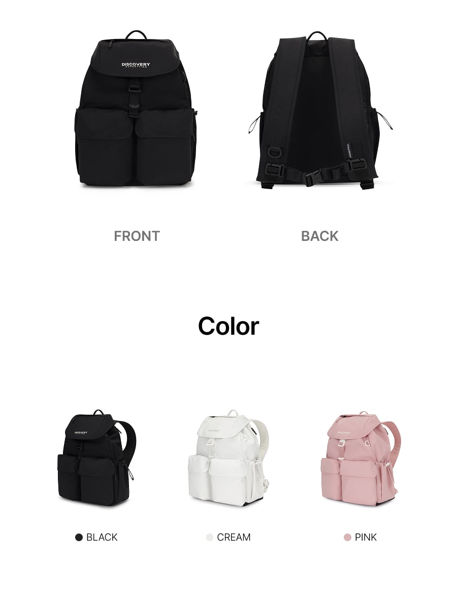 REFLEX POCKET BACKPACK S #NINGNING同款！ - 3 COLORS BLACK