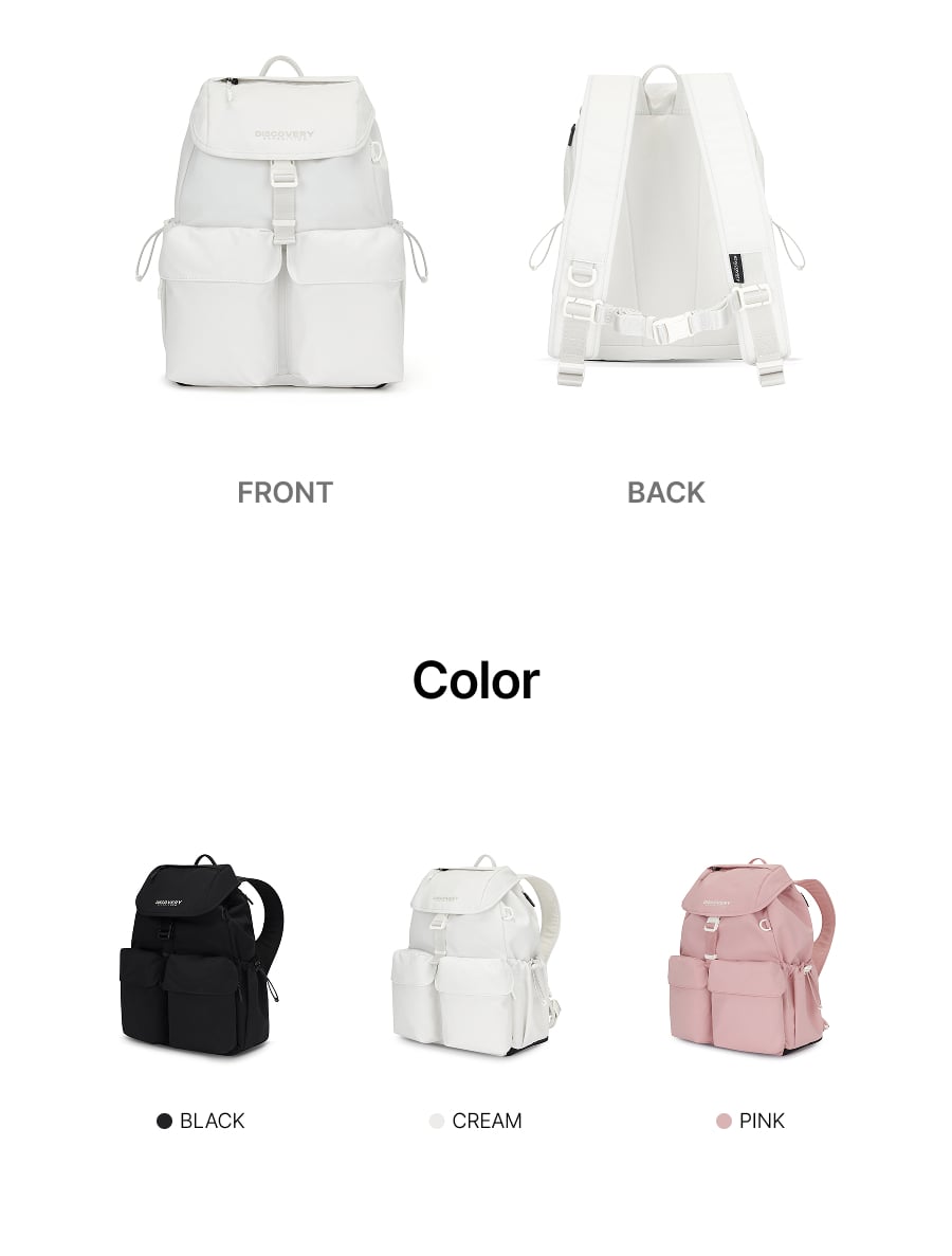 REFLEX POCKET BACKPACK S #NINGNING同款！ - 3 COLORS CREAM