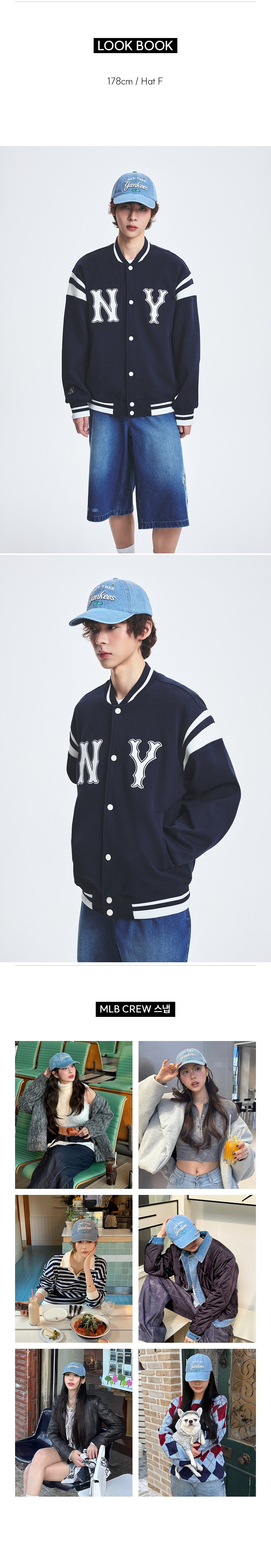 キャップ MLB Korea Color Denim Unstructured Ball Cap NY LBlue 3ACPD03 Color Denim Unstructured Ball Cap NEW YORK YANKEES - MLB KOREA