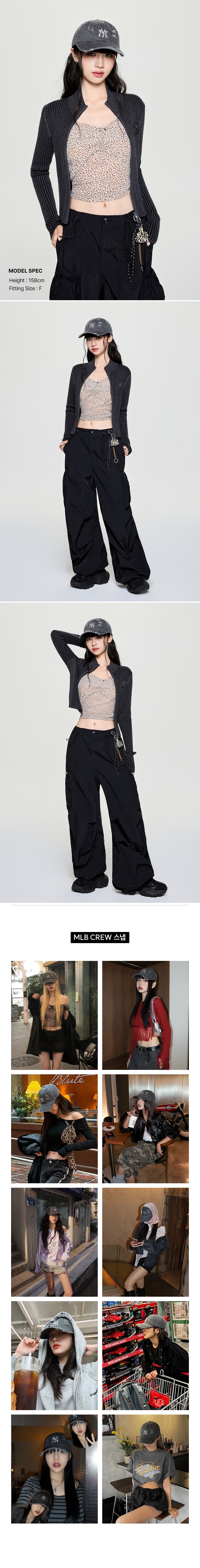 데미지 워싱 언스트럭쳐 볼캡