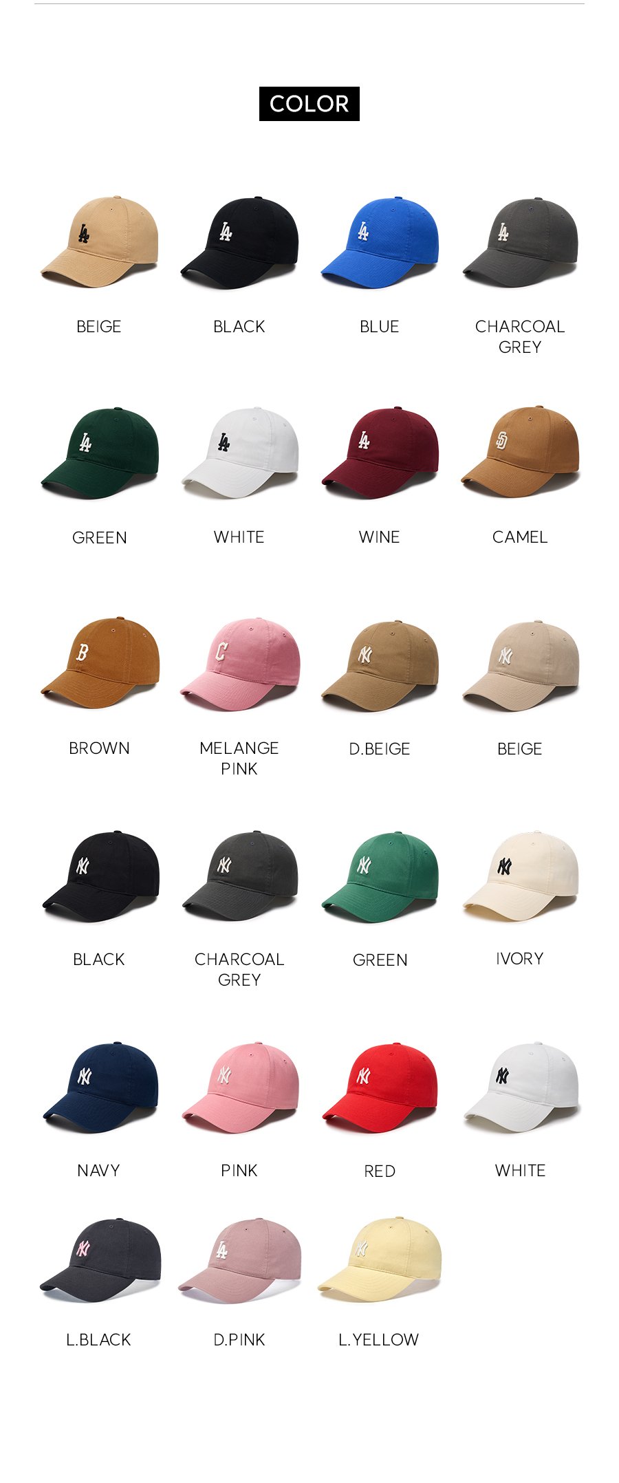 MLB-[MLB공식] [카리나 PICK] 루키 언스트럭쳐 볼캡 NY (Red)│삼성물산 온라인몰 SSF Shop