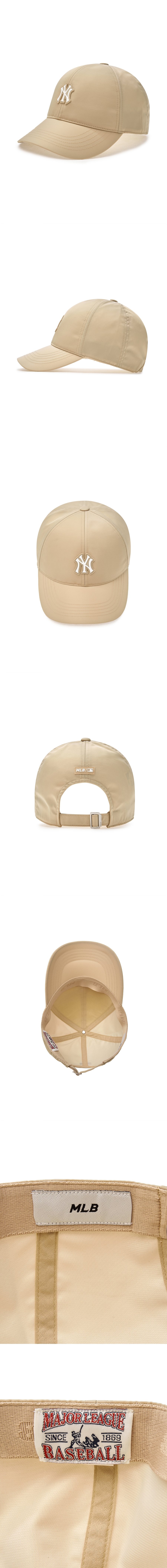 ★MLB Korea★ New nylon structure ball cap NY Sand 3ACPB035N New Nylon Ststructured Ball Cap NEW YORK YANKEES - MLB KOREA