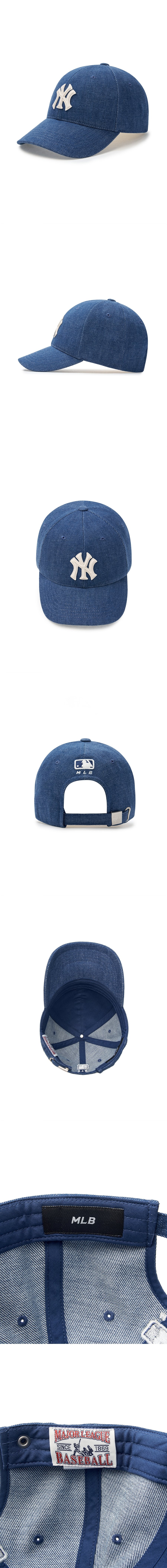 Denim New Structured Ball Cap NEW YORK YANKEES - MLB KOREA