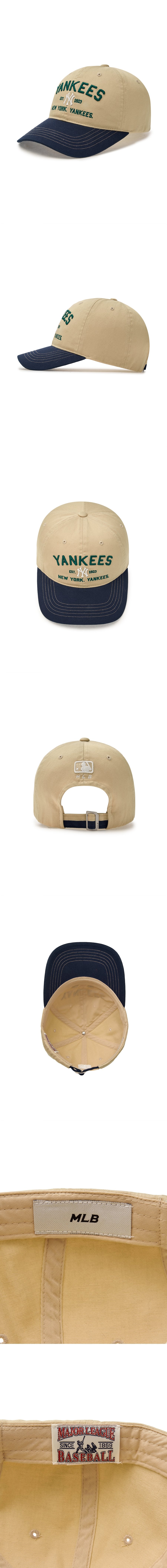 キャップ MLB Korea Varsity Lettering Color Block Unstructured Ball Ca Varsity Lettering Color Block Unstructured Ball Cap NEW YORK