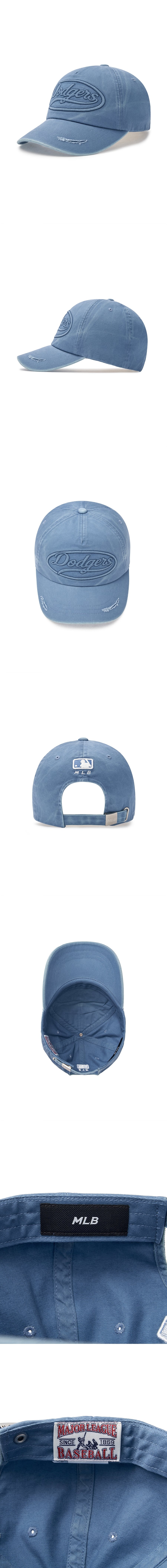 ★MLB Korea★ Varsity Vintage Tonton Culsive Unstructured Ba Varsity Vintage Tone Tone Cursive Unstructured Ball Cap LOS