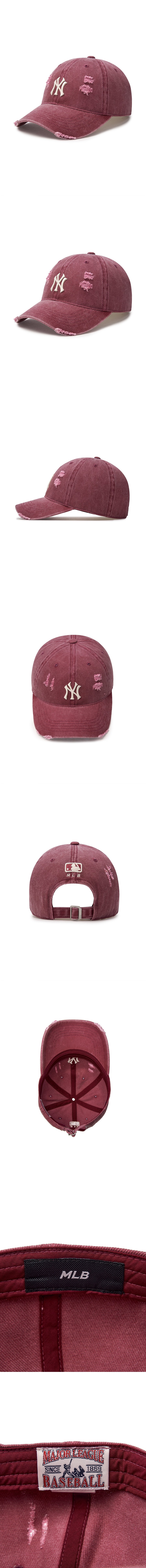 Damage Washing Unstructured Ball Cap NEW YORK YANKEES - MLB