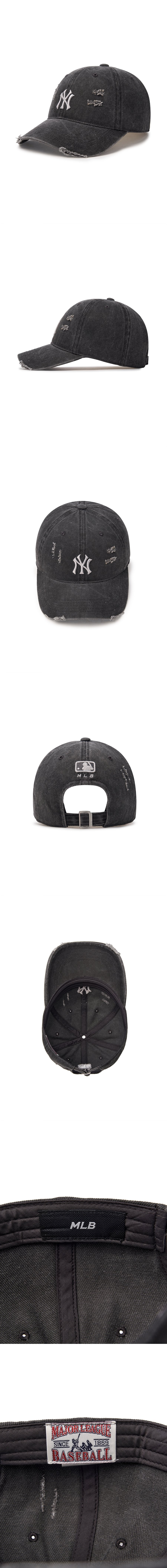 ★MLB Korea★ Damage Washing Unstructured Ball Cap NY Burgun MLB Damage Washing Unstructured Ball Cap La 3ACPVV34N-07BRL