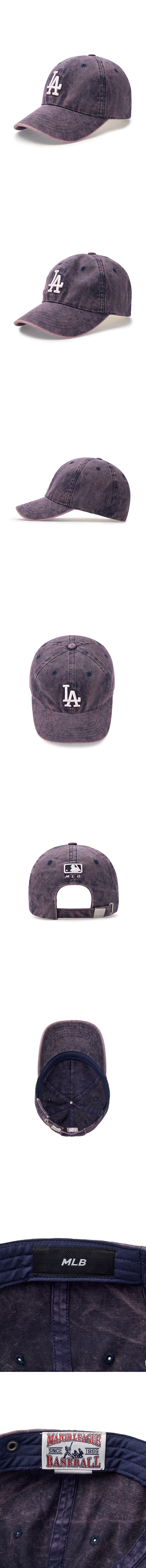 キャップ MLB Korea Basic Washed Unstructured Ball Cap LA LBeige 3ACPV MLB KOREA Damaged Washed Unstructured Ball Cap LA Dodgers