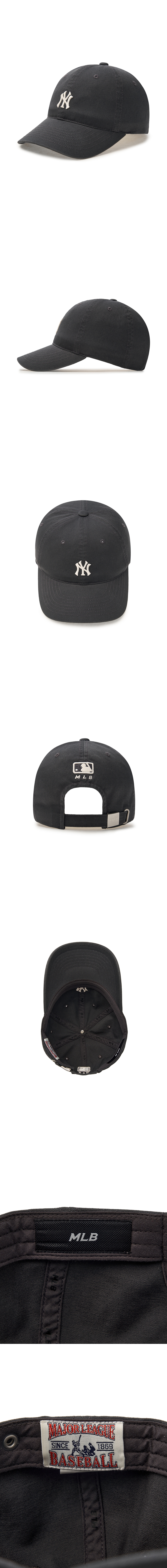 キャップ MLB Korea W-Fit Pigment Unstructured Ball Cap NY Grey 3ACPVV W Fit Unstructured Ball Cap NEW YORK YANKEES - MLB KOREA