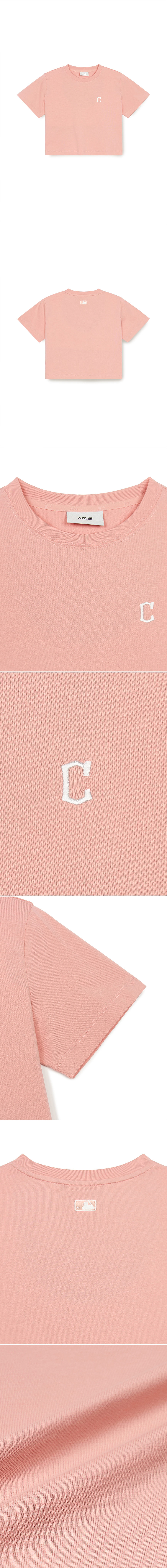 WMS] Women`S Basic Crop T Shrts Cleveland Guardians - MLB KOREA