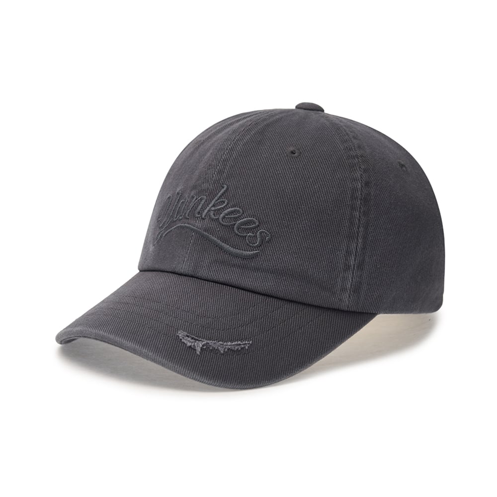 キャップ MLB Korea Vintage Cursive Unstructured Ball Cap NY MgBrown 3 MLB] Vintage Cursive Unstructured Ball Cap ☆大人気☆ (MLB