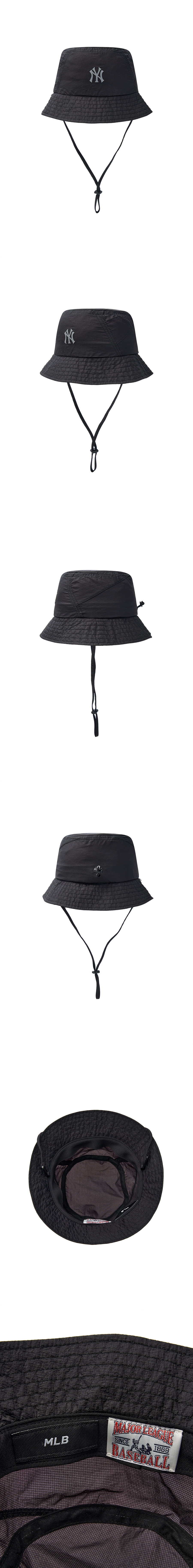 ■MLB Korea■ Basic Bucket Hat Drop Fit NY DGrey 3AHT8804N-5 Kids] Hip-Outdoor Bucket Hat NEW YORK YANKEES - MLB KOREA