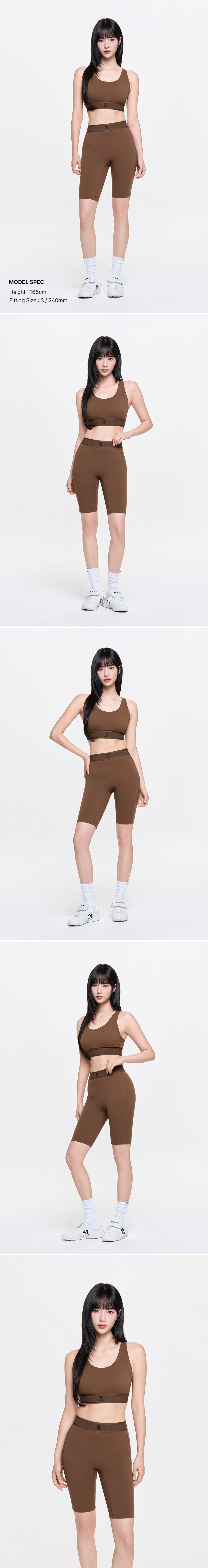 BASIC BAND LOGO POINT BIKE SHORTS BOS #KARINA同款! 