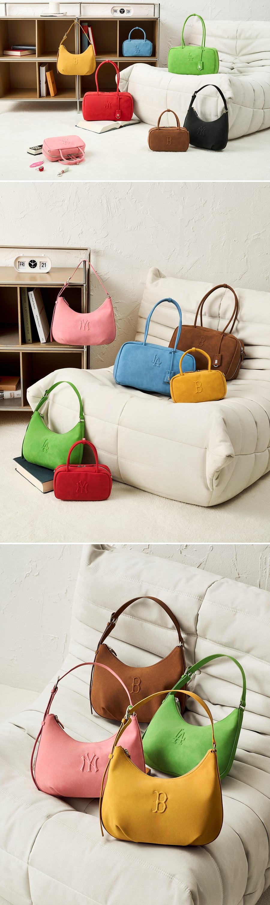 BASIC PALETTE HOBO BAG NY #KARINA同款! - 7 COLORS YELLOW