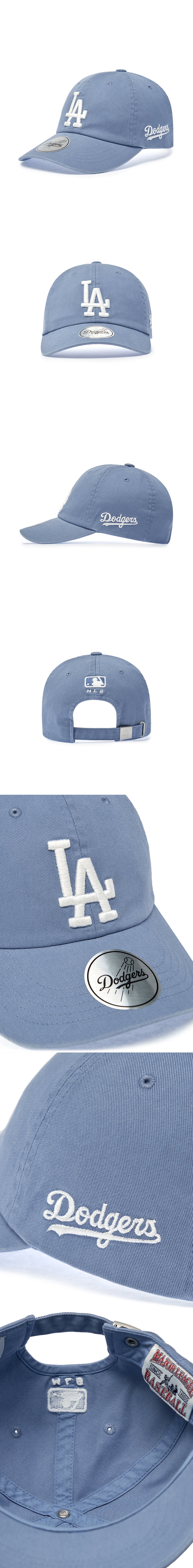 SIGNATURE UNSTRUCTURED BALL CAP DET #KARINA同款! - 12 COLORS BLUE