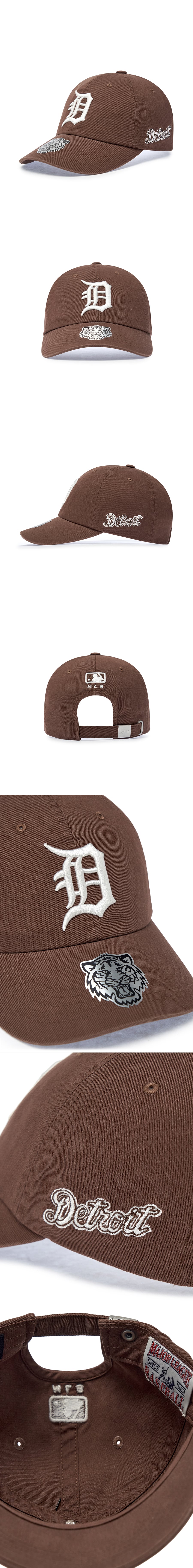 SIGNATURE UNSTRUCTURED BALL CAP DET #KARINA同款! - 12 COLORS BROWN