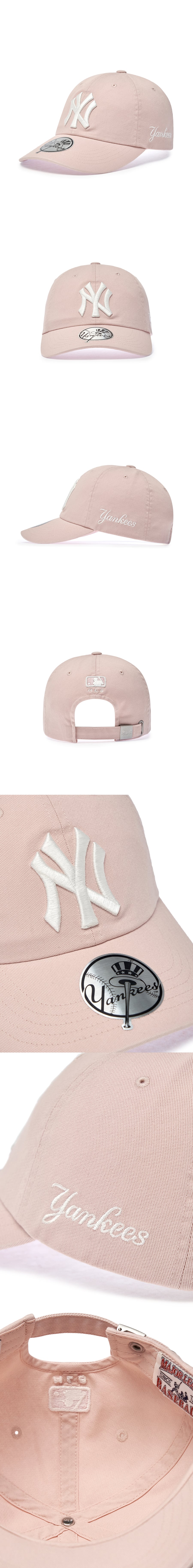 SIGNATURE UNSTRUCTURED BALL CAP DET #KARINA同款! - 12 COLORS CORAL
