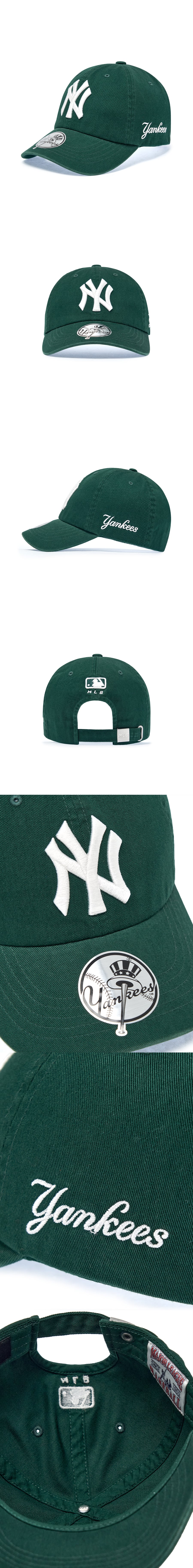 SIGNATURE UNSTRUCTURED BALL CAP DET #KARINA同款! - 12 COLORS GREEN